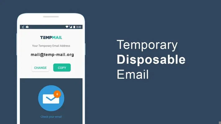 TempMail - Email Temporal android App screenshot 1